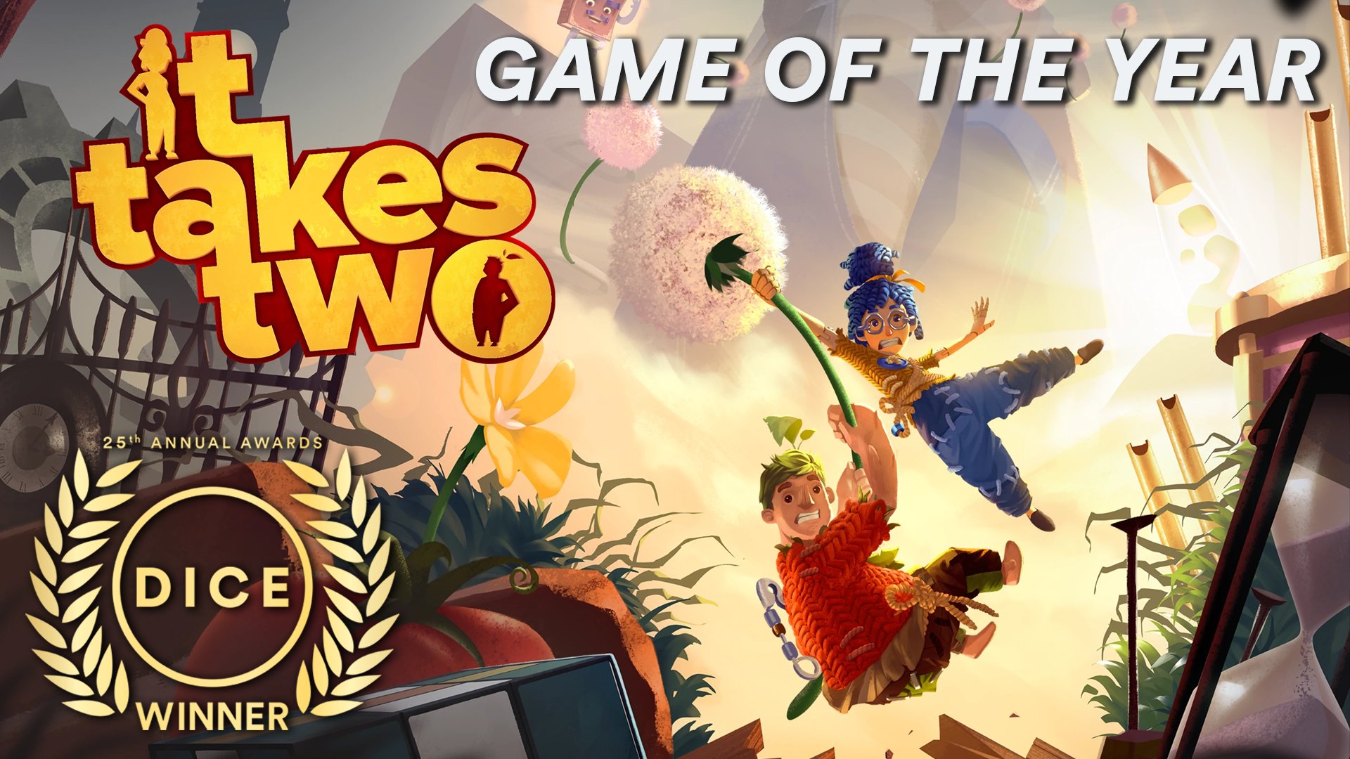 It Takes Two Wins Game of the Year at The 25th Annual D.I.C.E Awards 2022 -  mxdwn Games